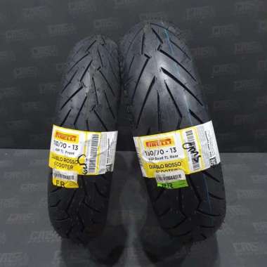 Ban Luar Pirelli 110 70 13 dan 130 70 13 Diablo Rosso Scooter Tubeless