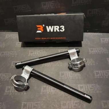 Stang Jepit WR3 47mm Yamaha R15 V3 VVA R25 New XSR 155 Silver