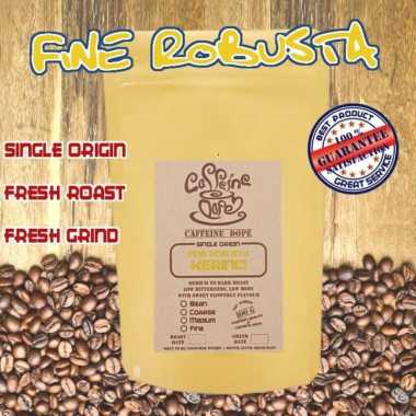 Kopi Robusta Kerinci 100 Gr -Fine Robusta- Biji/Bean & Ground/Bubuk - Bean Bean - Biji