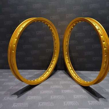 Velg Aloy CRV 18x160 Gold exel(kulit jeruk)