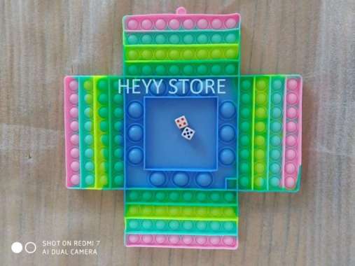MAINAN EDUKASI ANAK POP IT FIDGET TOYS 4 PLAYER UKURAN JUMBO POP IT BB