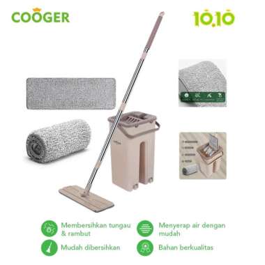 COOGER 1 Pcs Mop Refill Mop cloth 33*12 - Kain Pel Refill Microfiber