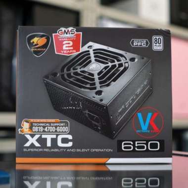 Cougar XTC 650 Watt 80+ Power Supply Unit PSU