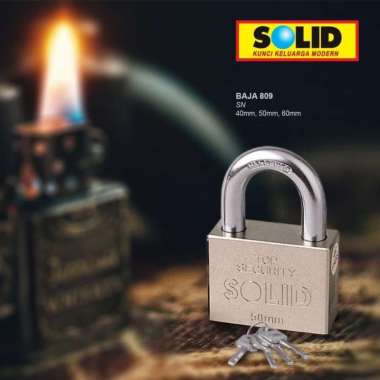 Gembok solid baja 809 sn 50mm