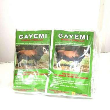 Gayemi 25 Gram / Jamu Nafsu Makan Sapi Kerbau Domba Kambing