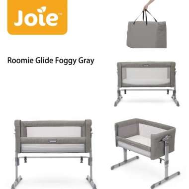 Joie Roomie Glide - Box Bayi Foggy Grey