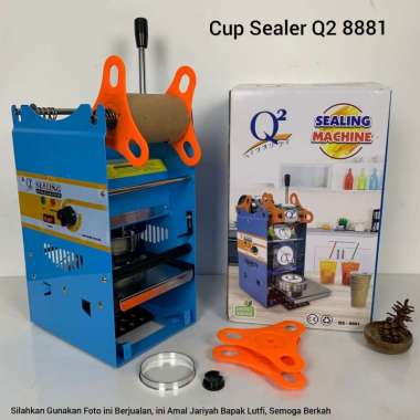 Alat penutup gelas jus mesin penutup minuman gelas cup Murah