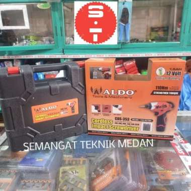 CDS-353 BOR BATERAI OBENG CORDLESS SCREW IMPACT DRIVER 12V ALDO CDS353