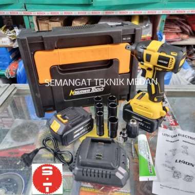NIC21K CORDLESS BATERAI BUKA RODA BRUSHLESS IMPACT WRENCH 1/2" NAGAWA