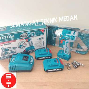 TIRLI2002 BOR BATERAI OBENG CORDLESS SCREW IMPACT DRIVER SET 20V TOTAL
