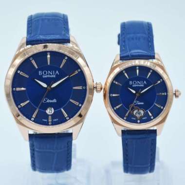BONIA B10622-1582 - B10622-2582 - Jam Tangan Couple Kulit Original
