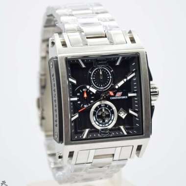 CHRONOFORCE CF 5312MS - Jam Tangan Pria Original - Silver Black