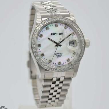 RHYTHM RQ1617S01 - Jam Tangan Wanita Original - Silver