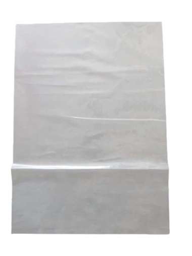 Plastik PE , Plastik bening ukuran 35 X 50 cm , 0,8 mikron