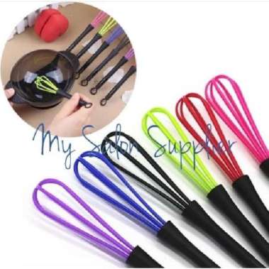 Cat Rambut Mixer / Whisk Biru