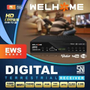 Set Top Box STB Digital / Set Top Box DVB- T2 02 Welhome Wellhome Set