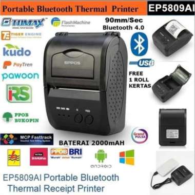 MINI PRINTER BLUETOOTH PPOB/KASIR 58MM THERMAL EPPOS EP-5809 / EP-5802AI - CETAK STRUK