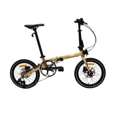SEPEDA LIPAT ELEMENT TROY X UV GOLD EDITION 10 SPEED 16 INCH
