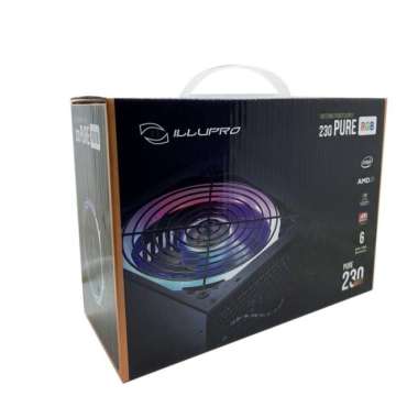 Psu Rgb Pure Power Supply Cpu Gaming Illupro Power Supply 230 Pure Rgb