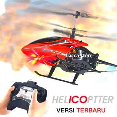 Super Led Helikopter RC Mainan Pesawat Terbang Mini Remote Control Multicolor