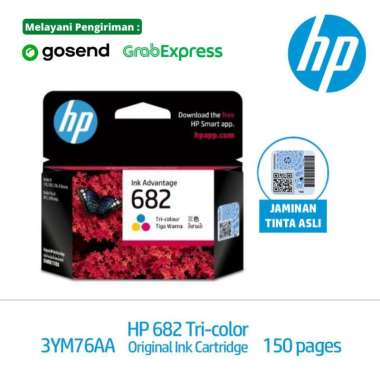 Tinta HP 682 Tri-color Original DeskJet 1216 2335 2336 2337 2775