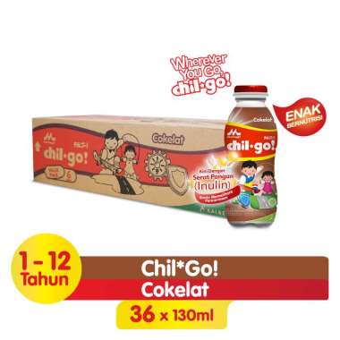 Promo Harga Morinaga Chil Go UHT Cokelat 130 ml - Blibli