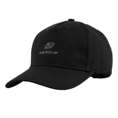 Navy Club Bonner Topi Baseball Casual Cap black