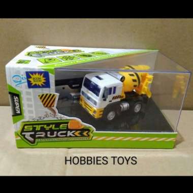 RC Remote Cas Mobil Truk Molen Mixer Mini Multicolor