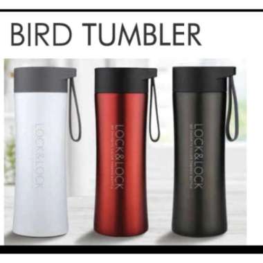 Lock N Lock Tumbler Ready Hot & Cool Vacuum Mug Tumbler Lock&Lock bird merah