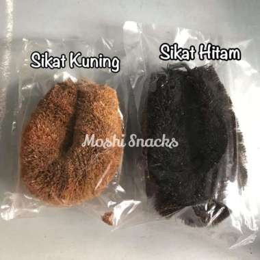 Sikat Lantai Ijuk Oval Asli Bangka / Sikat WC / Bu Sot / Sikat Sabut Besar Hitam