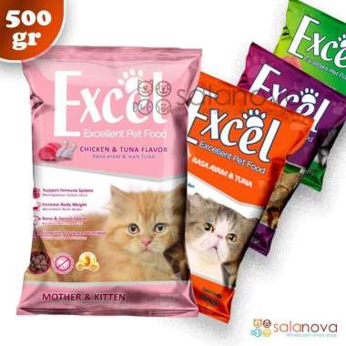 Excel MOTHER & KITTEN Makanan Kucing [500gr/Freshpack]