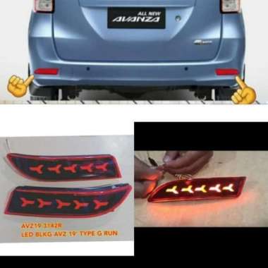 Lampu Led Reflektor Bumper Belakang All New Avanza/Reflector 2012-2020