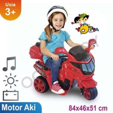 (Grab/Gosend) Mainan Anak Motor Aki Anak Yotta Tornado Termurah
