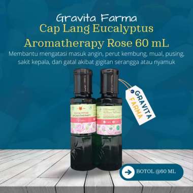 Minyak Kayu Putih Aromaterapi Cap Lang - ROSE 60 ml