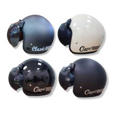 Helm Bogo Retro Classic classic beta cream + cembung