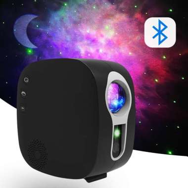 Lampu Tidur Proyektor Cahaya Bintang Remote Laser Galaxy Light Starry Sky Projector Aurora LED RGB w