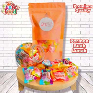 Permen Lunak Aneka Rasa Mix / Permen Kenyal Isi Selai Buah Mix