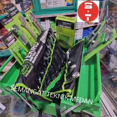 55pcs BENGKEL MOTOR MEKANIK TOOLBOX TOOL SET KIT MECHANIC BOX TEKIRO