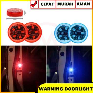 lampu led door open safety warning led / lampu pintu mobil led mobil Merah warna