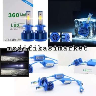 LED FOGLAMP 360 H4 DENGAN KIPAS LEBIH BAGUS DARI LED C6 H4