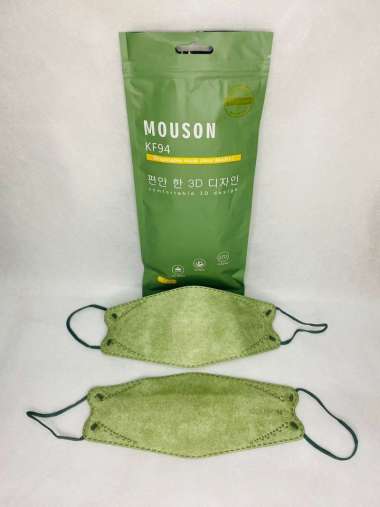 MOUSON KF94 MASKER EARLOOP ISI 50 PCS MATCHA