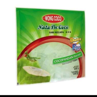 Wong Coco Nata De Coco Coco Pandan 850 Gr
