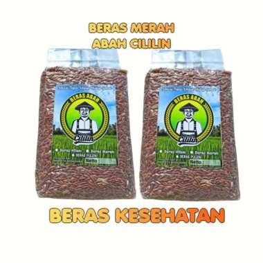 BERAS MERAH ABAH CILILIN 2KG / BERAS MERAH 2KG / BERAS MERAH 5KG GRATIS ONGKIR