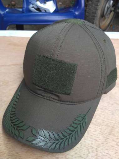 topi pamen polri hijau polos