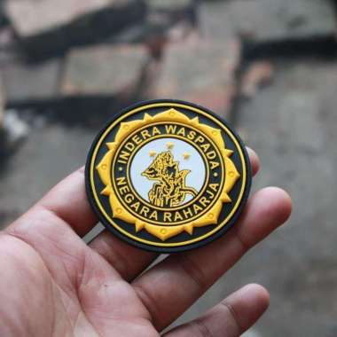patch rubber 3D indera waspada