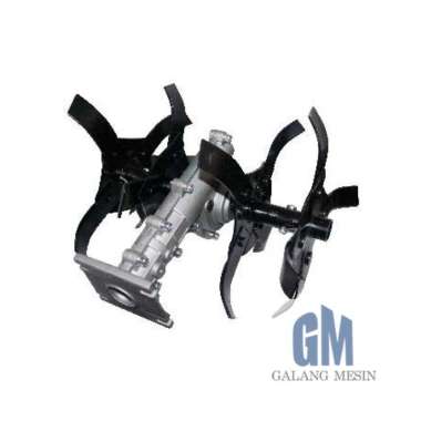 Traktor Mini Tiller Head Kepala Bajak Penggembur Tanah Gearbox 26 mm