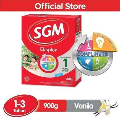 SGM 1+ Vanila 900g Susu formula SGM 1 plus