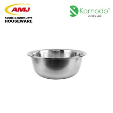 BASKOM STAINLESS / BASKOM TINGGI 40 CM KOMODO