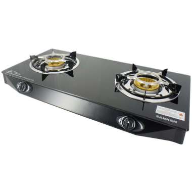 Sanken Kompor Gas 2 Tungku Kaca – SG369DX