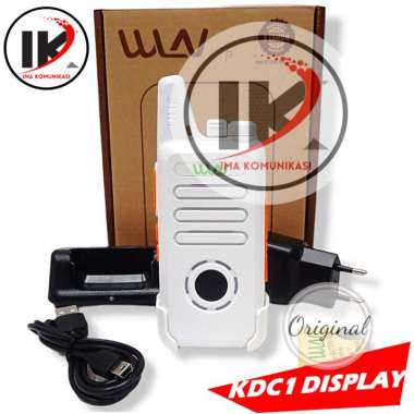 HT WLN KD-C1 DISPLAY ORIGINAL SERTIFIKASI POSTEL FREQUENSI UHF 400-470MHZ PUTIH